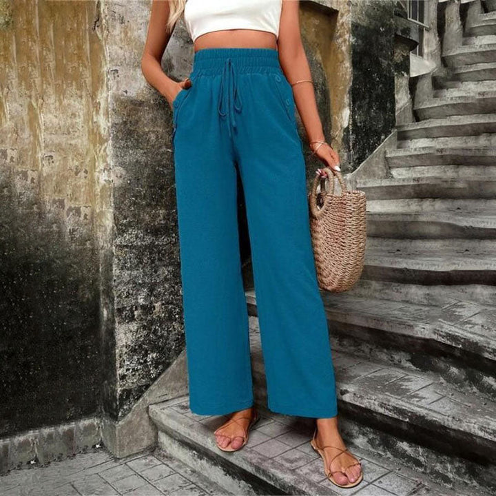 W&W Mode | Farbige Luftige Sommerhosen Damen Mit Weitem Bein Für Frauen