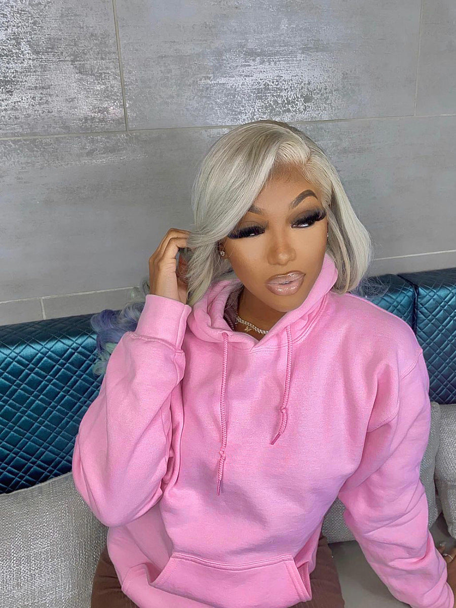 Damen sportlicher Kapuzenpullover mit weichem Innenfutter und praktischen Taschen WW