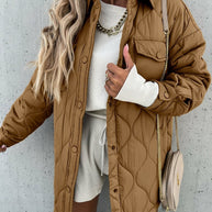 Damen Steppjacke im lässigen Oversized-Stil WW