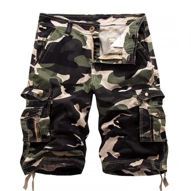 Herren Cargo-Shorts mit Mehrfachtaschen-Nutzungsdesign W&W Mode