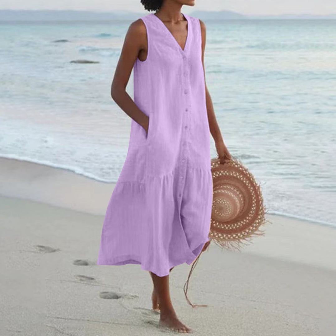 W&W Mode | Bequeme Sommerkleid Mit Taschen