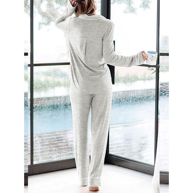 Damen Schlafanzug-Set aus weichem, atmungsaktivem Material WW