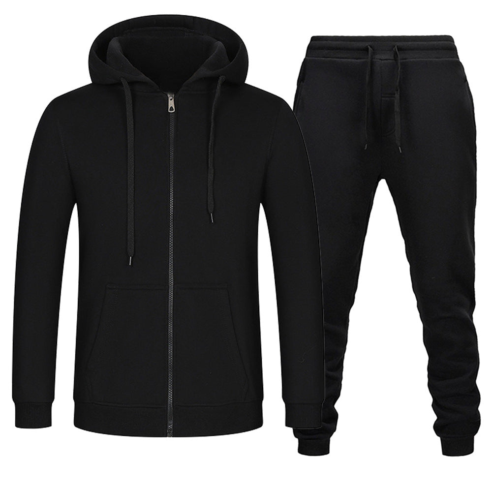 Damen Sportliches Kapuzenjacken- und Jogginghosen-Set mit funktionalen Taschen WW