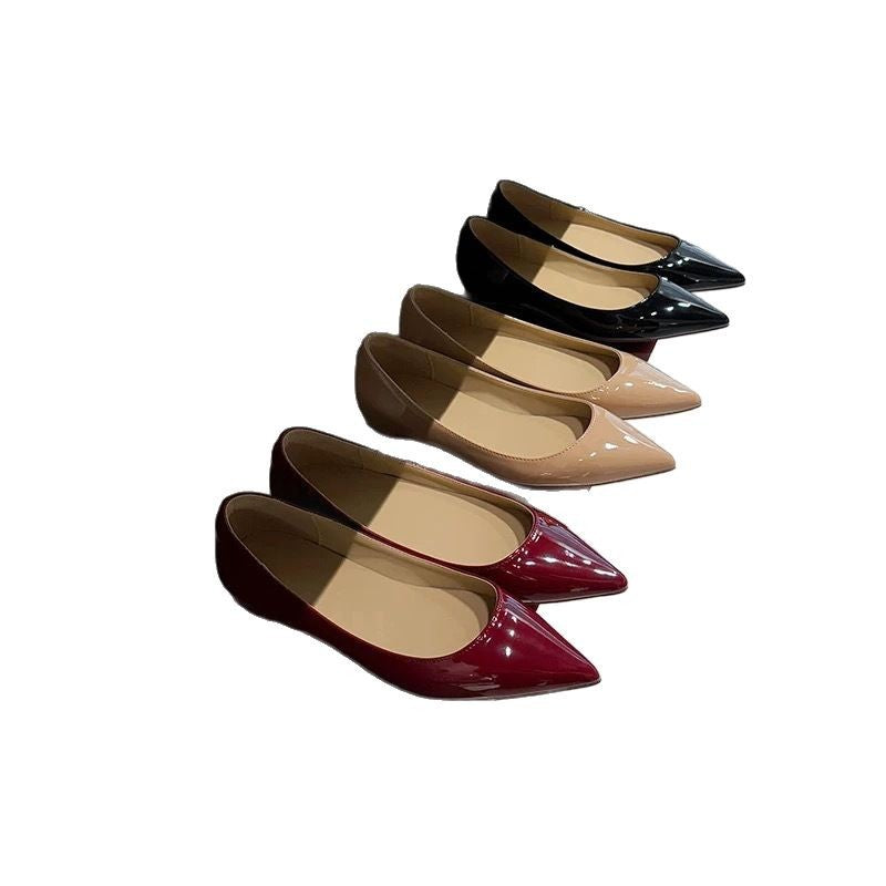 Damen elegante spitze Ballerinas WW