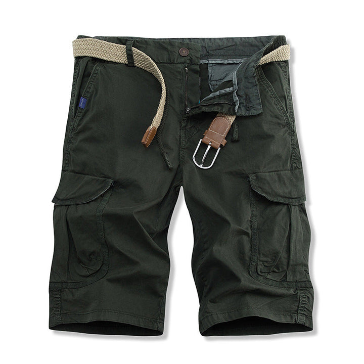 Herren vielseitige Cargo-Shorts mit verstellbarem Gürtel W&W Mode