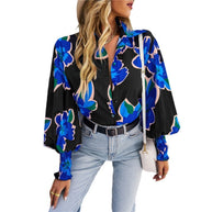 Damen Oversized Karo-Hemd mit Rüschendetails WW