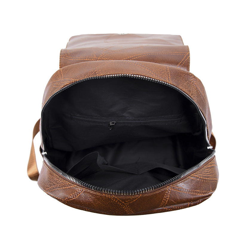 Damen-Lederrucksack mit diebstahlsicherem Design