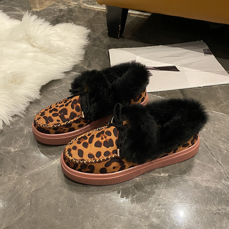 Damen Bequeme Hausschuhe mit flauschigem Innenfutter und modischem Schnitt WW