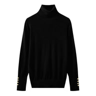 Damen Rollkragenpullover mit eleganten Knopfdetails WW
