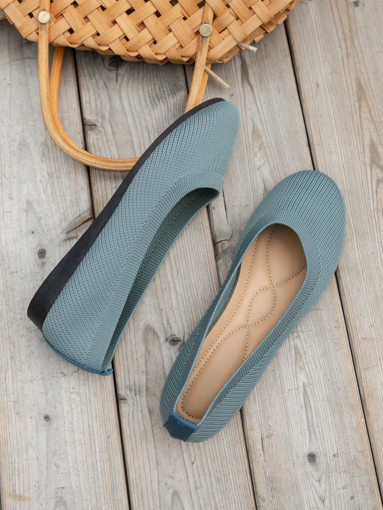 WW | Ballettplatte Strickschuhe