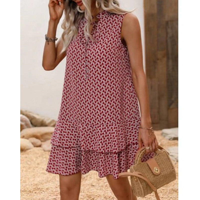 WW | Boho Print Shift Midi Kleid