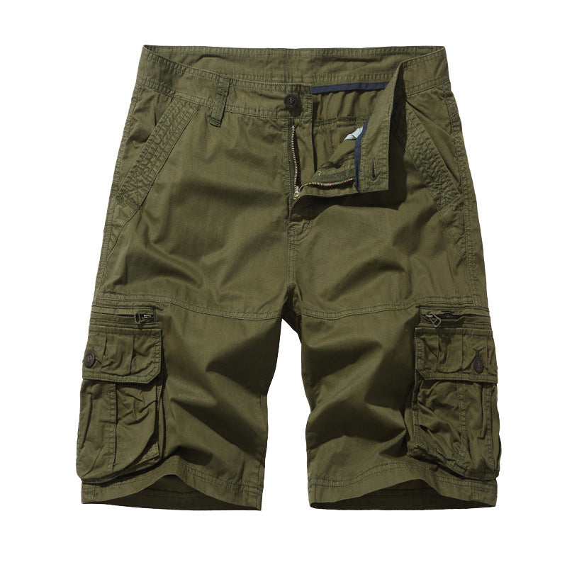 Herren Cargo-Shorts mit Mehrfachtaschen-Design W&W Mode