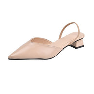 Damen elegante Slingback Pumps mit spitzem Zehenbereich WW