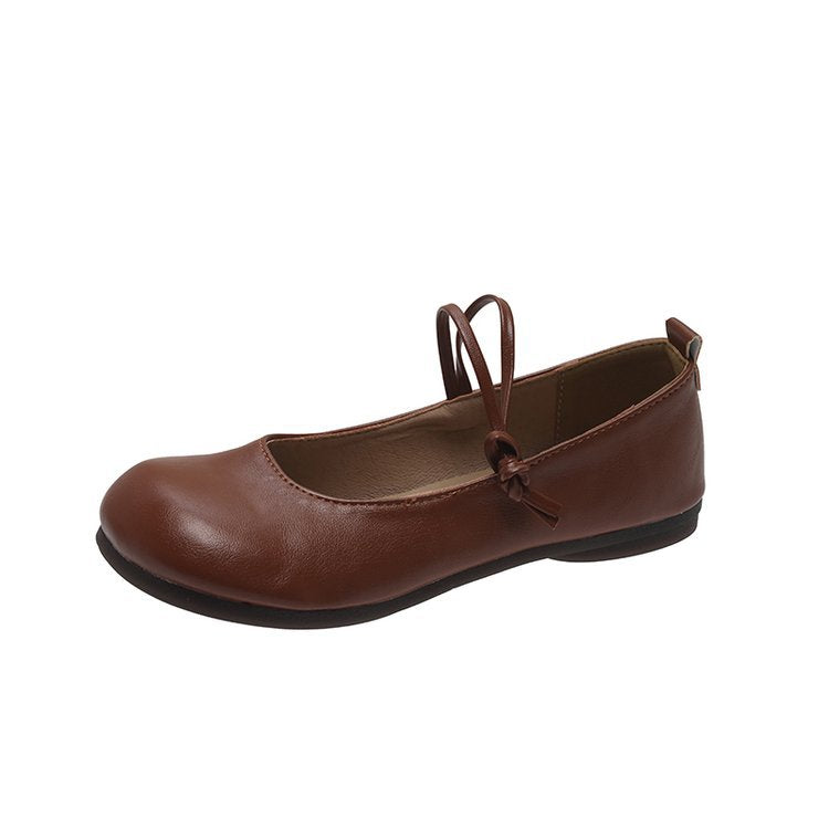 Damen Ballerinas mit elegantem Riemchen und flexiblem Innenfutter W&W Mode