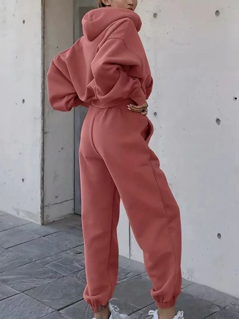 Damen Bequemer Kapuzenpullover mit lässigem Schnitt und praktischen Taschen WW