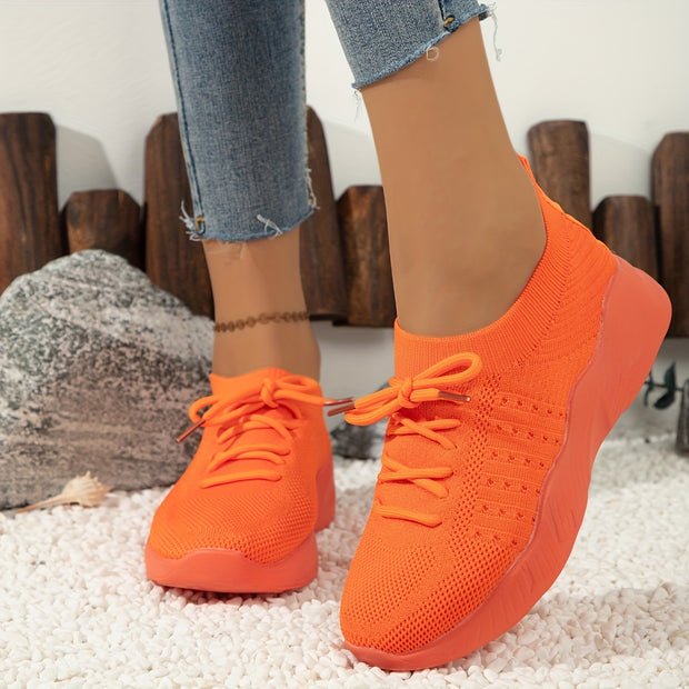 Damen Atmungsaktive Sport-Sneaker mit flexiblem Obermaterial und rutschfester Sohle WW