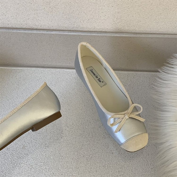 Damen Ballerinas mit elegantem Schleifen-Design und edler Fußbettung WW