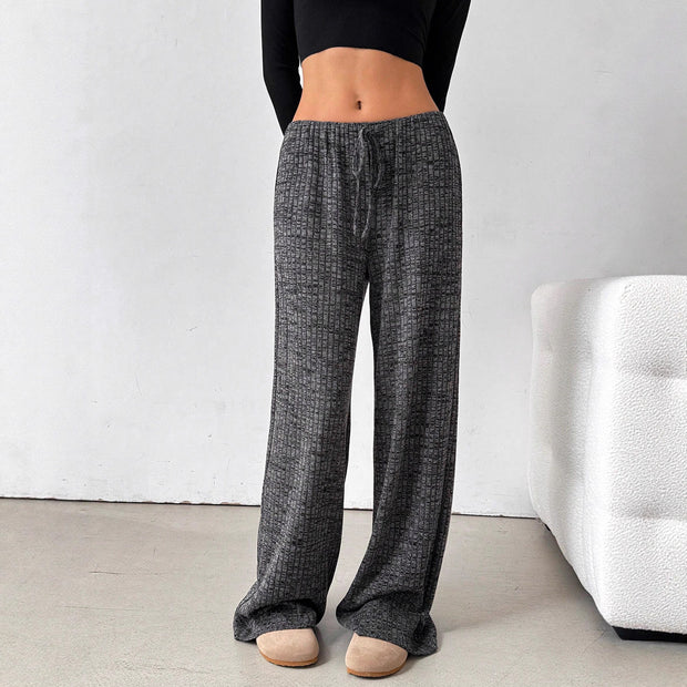 Damen bequeme Relaxhose mit weichem Material und elastischem Bund WW