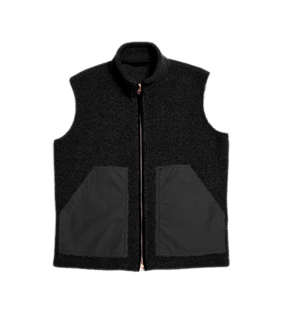 Damen Fleece-Weste mit hohem Kragen und weichen Taschen WW