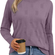 Damen Strickpullover mit strukturiertem Muster WW