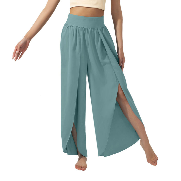 Damen luftige Culotte mit Seitenschlitzen W&W Mode