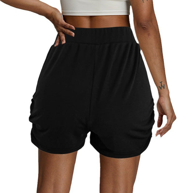 Damen Bleistiftshorts mit hohem Bund und seitlichen Taschen WW