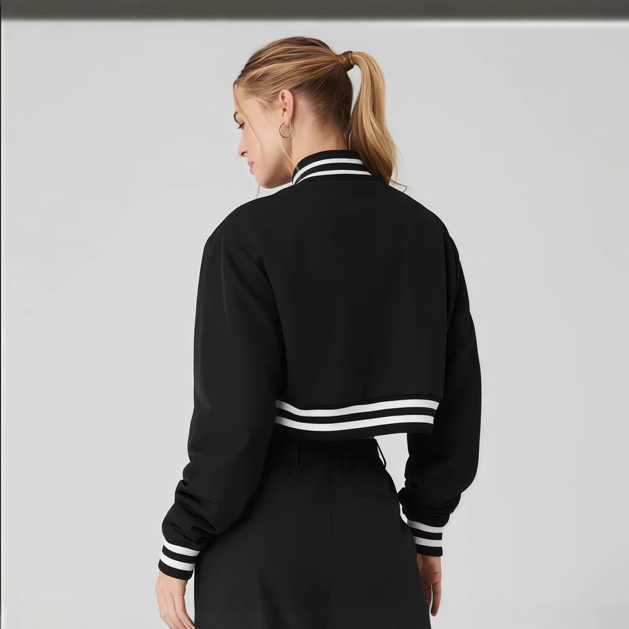 Damen sportliche Bomberjacke im modernen Design WW