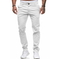 Herren maßgeschneiderte Slim-Fit Chino-Hosen WW