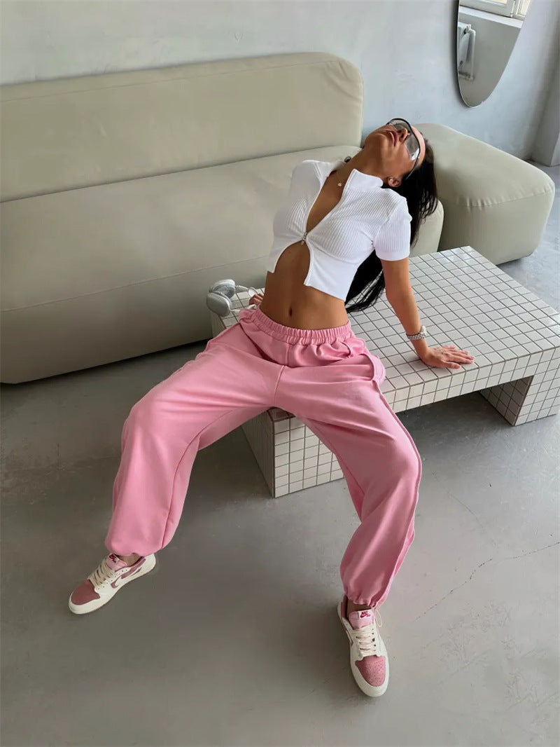 Damen Sportliches Oberteil und bequeme Freizeithose WW