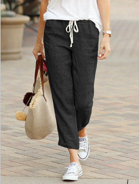 Damen Leichte und bequeme Freizeithose WW