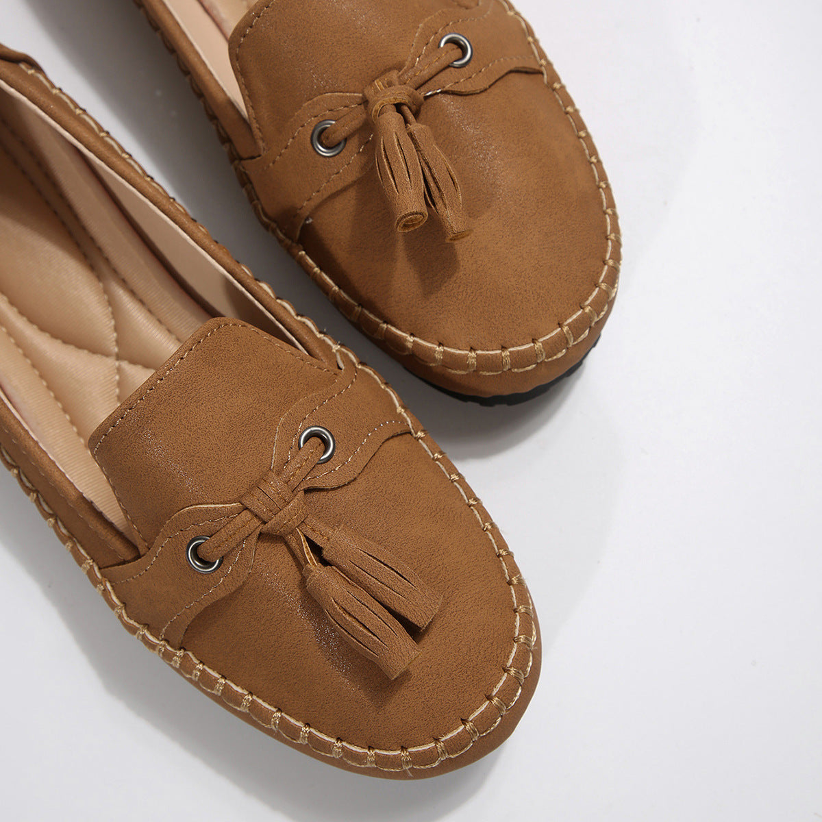 Damen bequeme Slipper mit dekorativem Bogen WW