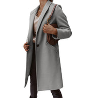 Damen Wollmantel mit elegantem Revers und zeitlosem Schnitt WW