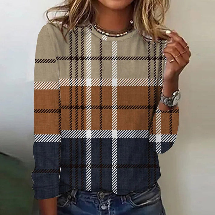 W&W Mode | Bedruckter legerer Pullover Top