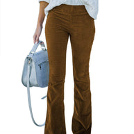 Damen ausgestellte Cord-Hosen WW