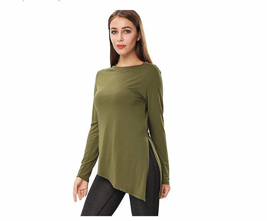 Damen asymmetrisches Langarmshirt WW