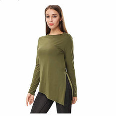 Damen asymmetrisches Langarmshirt WW
