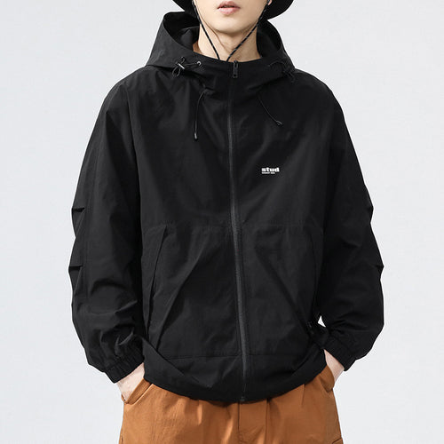 Herren Funktionsjacke mit belüftetem Design und verstellbarem Kragen WW