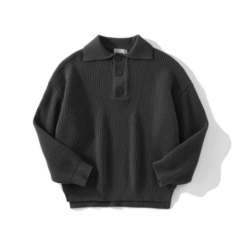 Damen Strickpullover mit modernem Polokragen WW