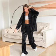 Damen Sportliche Fleece-Jacke mit hohem Kragen WW