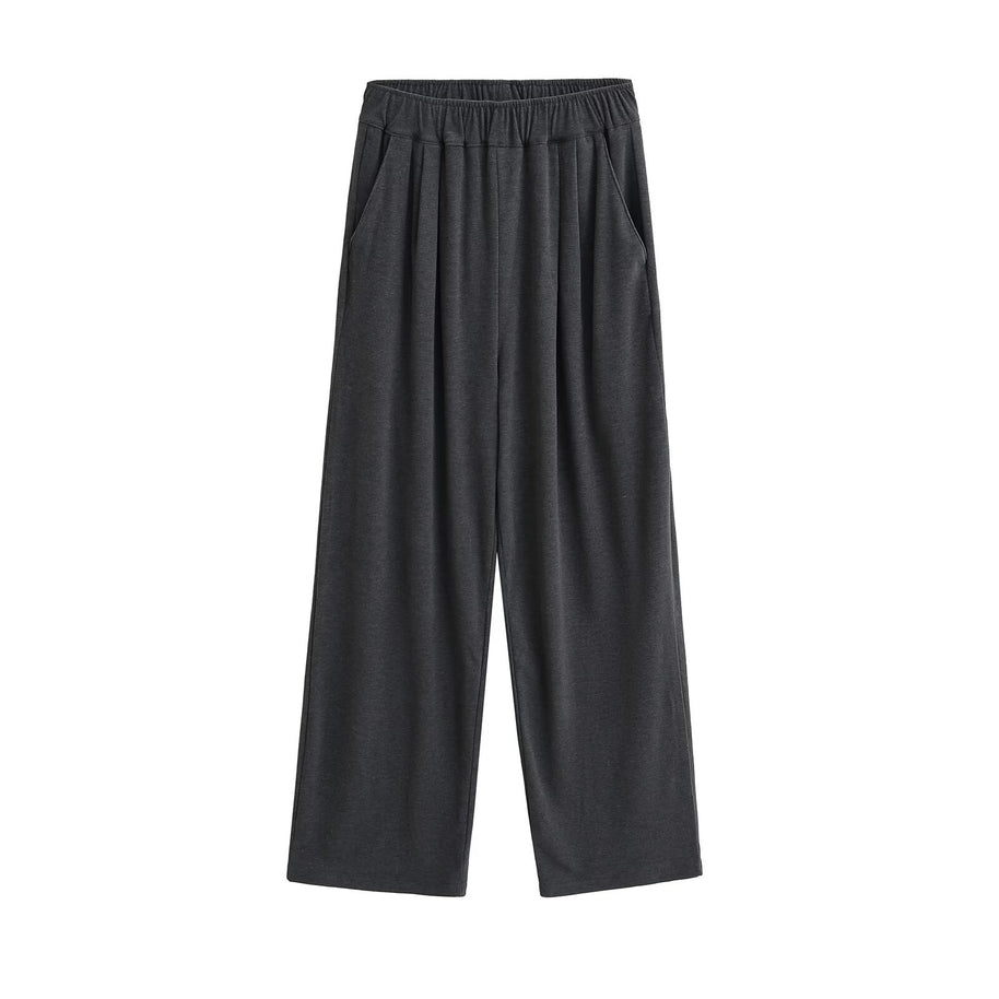 Damen Weite Chino-Hose mit elastischem Bund WW
