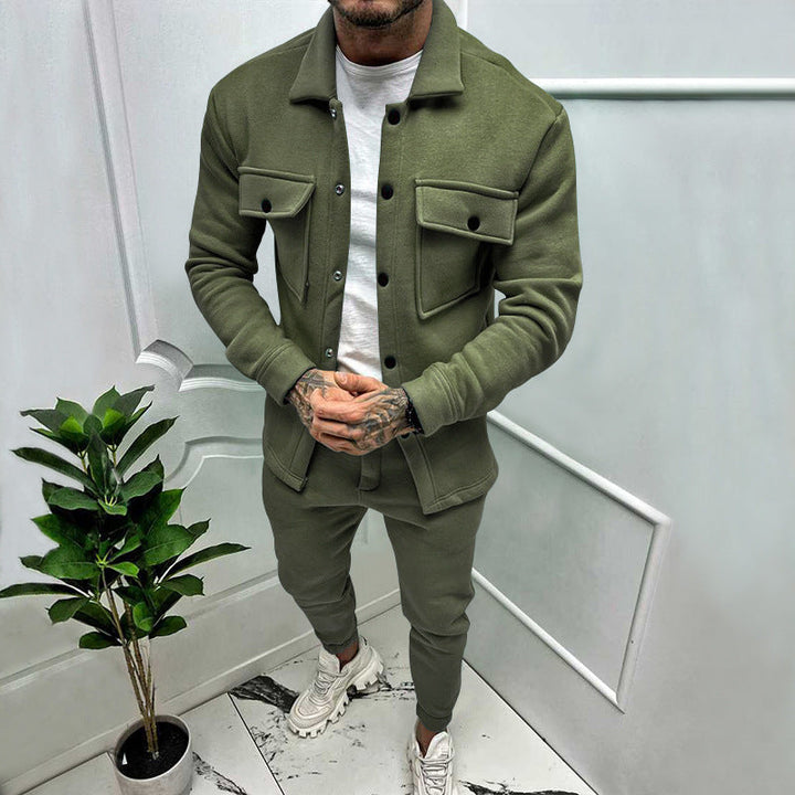 W&W Mode | 2 Teiliges Wildleder Satz Hemd Und Hose
