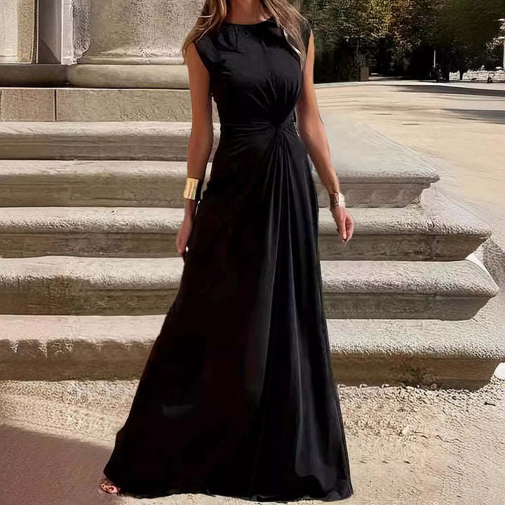 Damen Elegantes Abendkleid mit schickem Faltenwurf und figurbetontem Schnitt W&W Mode