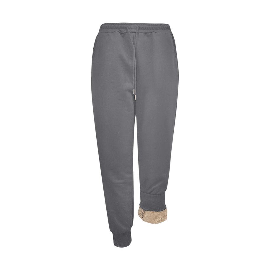 Damen Sportliche Jogginghose mit weichem Innenfutter und elastischem Bund WW