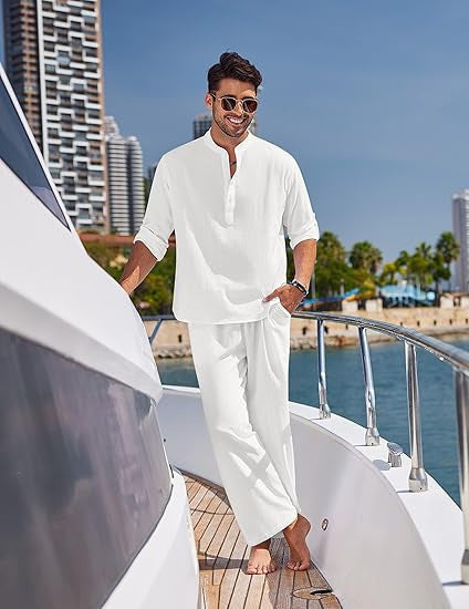 Herren Relaxed Fit Küsten Lounge Set WW