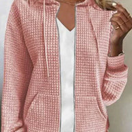 WW | lässige Jacke mit Tasche in einfarbig