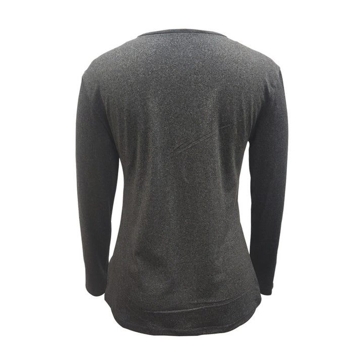 Damen Cardigan mit glänzender Oberfläche und lässigem Fall W&W Mode