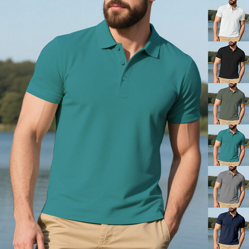 Herren sportliches Poloshirt aus atmungsaktivem Funktionsmaterial WW