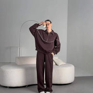 Damen Fleece Trainingsanzug mit Reißverschluss WW