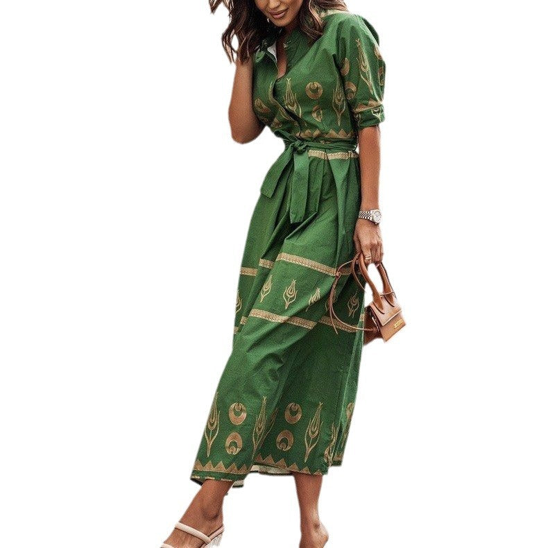 Damen Kaftan Kleid WW