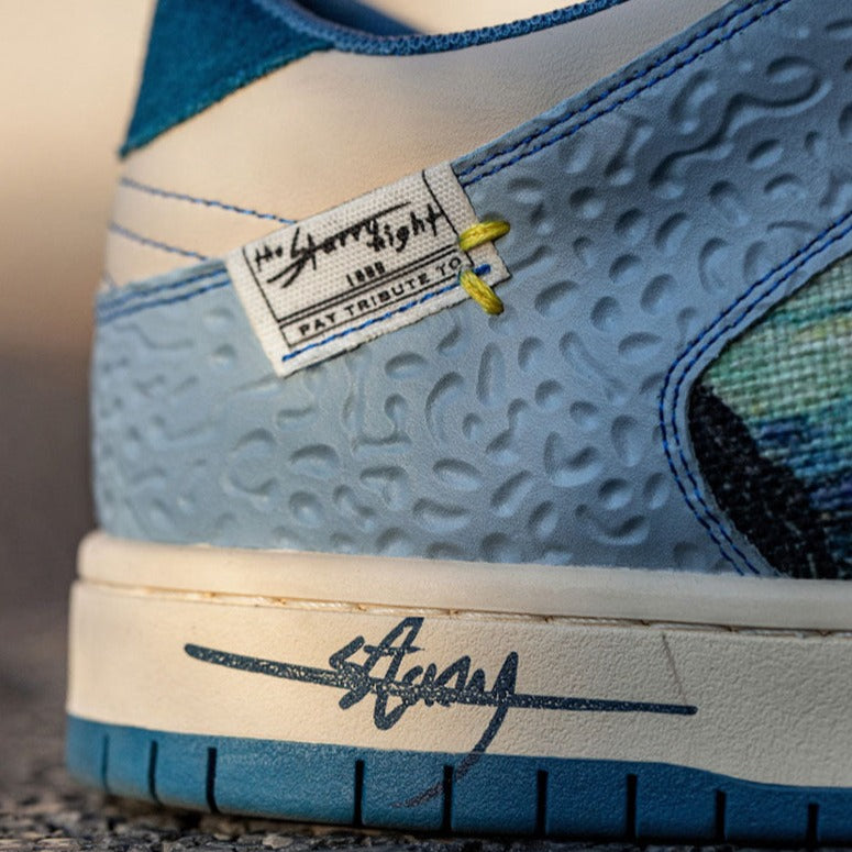 W&W Mode | Gogh Starry Night Inspirierte Sneakers